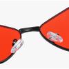 Big Frame Unique Sunglasses Metal Frame Irregular Frame Unique Shape Sunglasses Cat Eye Sunglasses (F) view 4