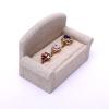 EUUDROBY Jewelry Storage Case Sofa Tray Ring Earrings Jewelry Display Storage Ring Groove Sofa Stand Holder Display Cabinet Jewelry Ring Holder view 1