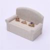 EUUDROBY Jewelry Storage Case Sofa Tray Ring Earrings Jewelry Display Storage Ring Groove Sofa Stand Holder Display Cabinet Jewelry Ring Holder view 2