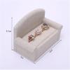 EUUDROBY Jewelry Storage Case Sofa Tray Ring Earrings Jewelry Display Storage Ring Groove Sofa Stand Holder Display Cabinet Jewelry Ring Holder view 3
