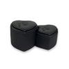 EUUDROBY Jewelry Storage Case Black Ring Display Stand 2 Piece Ring Display Organizer Ring Bearer Display Jewelry Ring Holder view 3