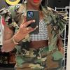 Dawery Women Jacket Turn-down Collar Butterfly Sleeve Single Breasted Camouflage Print Short Coat Spring (Camouflage,Small) view 4