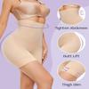 WUADY High Waist Shapewear Shorts, Tummy Control Body Shaper, Seamless Thigh Slimmer, Nude (BEIGE, M/L) view 2