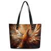 Abstract Phoenix Leather Lady's Handbag Crossbody Purse for Women Ladies Soft Shoulder Bag Medium Roomy Handbag Fashion Tote Top Handle Satchel view 1