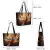 Abstract Phoenix Leather Lady's Handbag Crossbody Purse for Women Ladies Soft Shoulder Bag Medium Roomy Handbag Fashion Tote Top Handle Satchel view 2