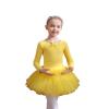 Ballet Leotards for Girls Tulle Bowknot Skate Ballerina Outfit for Girls Ballerina Costume for Dance(Gray,120) view 2