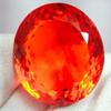130 Ct Natural Mexican Fire Opal Red Orange OVal Cut Loose Gemstone Collectible Gems Stone For Making Jewelry view 3