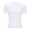 HDNSAUD Men Body Shaper Toning T-Shirt Slimming Shapewear Control Compression Man Modeling Underwear Corset(White,2XL) view 1