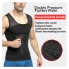 HDNSAUD Men's Shapewear Waist Trainer Vest Tummy Control Body Shaper Slimming Underwear Tank Top(White,L) view 4