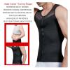 Mens Body Shaper Abdomen Slimming Shapewear Belly Shaping Corset Top Gynecomastia Compression Shirts(White,L) view 3
