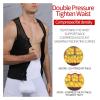 Mens Body Shaper Abdomen Slimming Shapewear Belly Shaping Corset Top Gynecomastia Compression Shirts(White,L) view 4