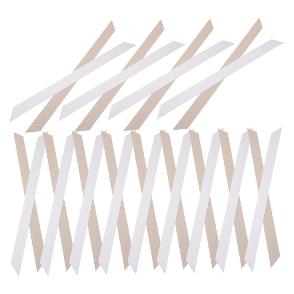 COLLBATH Men's Collar Stays 200 Pack Dress Shirt Collar Inserts Collar Paper Stays for Dress Shirts