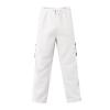 White Mens Cargo Sweatpants Open Bottom Outdoor Plus Size Hiking Joggers Loose Fit Cotton Workout Sweat Pants with Pockets Winter Sweatpants for Men Workout Joggers Men Men's Joggers Sweatpants view 2