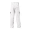 White Mens Cargo Sweatpants Open Bottom Outdoor Plus Size Hiking Joggers Loose Fit Cotton Workout Sweat Pants with Pockets Winter Sweatpants for Men Workout Joggers Men Men's Joggers Sweatpants view 3