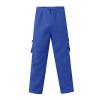 Blue Mens Cargo Sweatpants Open Bottom Outdoor Plus Size Hiking Joggers Loose Fit Cotton Workout Sweat Pants with Pockets Baggy Sweatpants for Men Workout Joggers Men Men's Joggers Sweatpants view 2