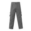 Baggy Cargo Sweatpants for Men Loose Fit Straight Leg Sweatpants Outdoor Sports Jogger Hiking Pants Multi Pockets Plus Size Golf Cargo Joggers for Men Open Bottom Big and Tall Gym Jogger Sweatpants view 2