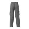 Baggy Cargo Sweatpants for Men Loose Fit Straight Leg Sweatpants Outdoor Sports Jogger Hiking Pants Multi Pockets Plus Size Golf Cargo Joggers for Men Open Bottom Big and Tall Gym Jogger Sweatpants view 3