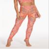 Chisportate Saffron Tango Exotic High Waist Yoga Legging Power Flex Tummy Control Workout Stretch Sport Yoga Pants for Gym Exercise Fitness view 2