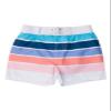 RUGGEDBUTTS Boys UPF50+ Sun Protection Striped Color Block Swim Trunks - Seaside Stripe, 2T view 1