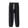 Boys Girls Middle and Large Children Fall and Winter Padded and Thickened Pants (Dark Gray, 12-13 Years) view 1