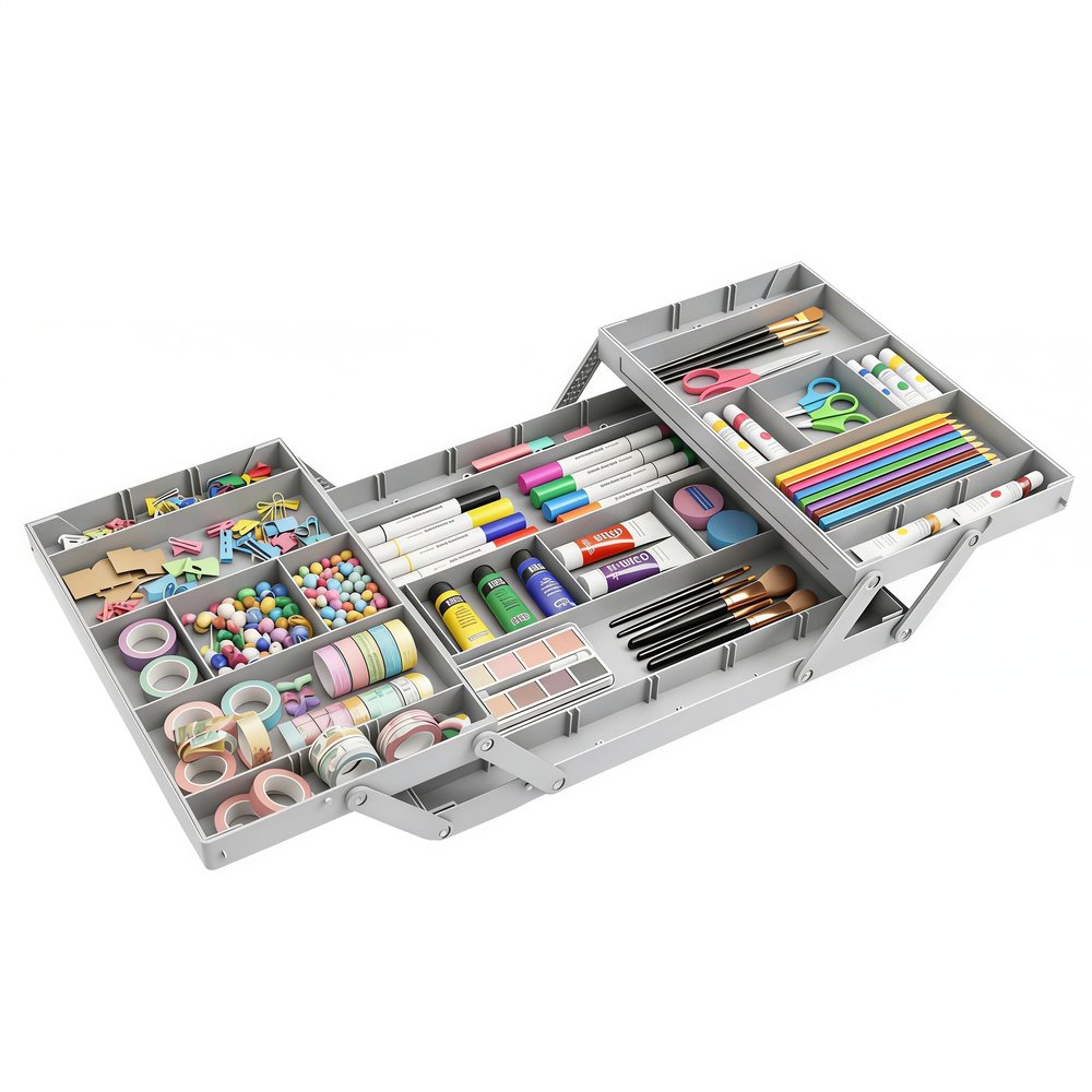 Miriam Song Expandable Multi Level Drawer Organizer Smart Double Row Foldable Tray, Desk & Junk Drawer Storage for Jewelry, Cosmetic, Office Supplies, Kitchen Utensils & Craft Organizer (2 Tier)