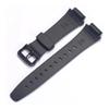 17mm Resin Strap Fit for Casio AQ-160w AQ-161w AQ-163w Watch Band Men Black Rubber Waterproof Bracelet Replacement Watch Accessories view 3