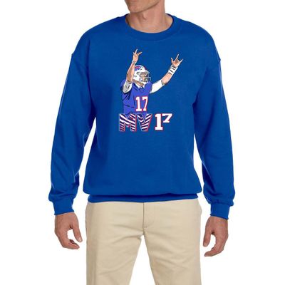 Blue Buffalo Josh Allen MVP Logo Crew Neck Sweatshirt Adult XL