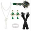 PLULON 6 Pcs 1920s Flapper Great Gatsby Accessories for Women 1920S Women Flapper Accessory Fashion Roaring 20s Costume view 1