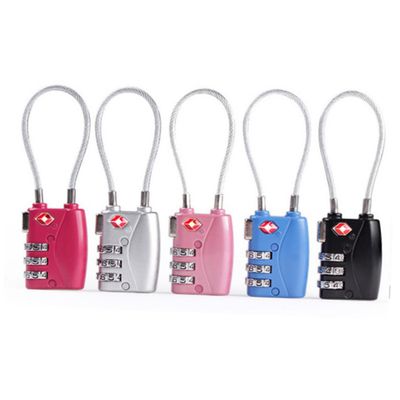 CALLARON TSA Approved Combination Locks Travel Luggage Padlock Material Colors Rosy