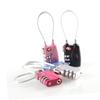 CALLARON TSA Approved Combination Locks Travel Luggage Padlock Material Colors Rosy view 2