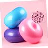 EXHUMKY Yoga Auxiliary Shaped Fitness Exercise Ball for Home Use for Balance Stability Training with Air Pump Light Blue view 2