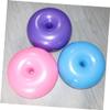 EXHUMKY Yoga Auxiliary Shaped Fitness Exercise Ball for Home Use for Balance Stability Training with Air Pump Light Blue view 4