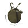 POPETPOP Polyester Small Change Purse with Hook for Outdoor Use view 2