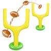 Hungdao 2 Pcs Football Party Supplies Inflatable Goal Post Blow up Football view 1