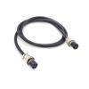 9.84 ft GX16 4 Pin Double Female Cable, GX16 4Pins Female to Female Head Aviation Cordset Electrical Connector Panel Mount Circular Metal Adapter Cordset for Ships 7A 125V 20AWG (3meter) view 3