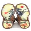 Tin Haul Men's Puzzler Western Boot Broad Square Toe - 14-020-0101-5045 BR 12 EE US Brown view 2