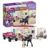 Schleich Horse Club - 61PC Vet Clinic Playset with Horse Figurine, Veterinarian Figure, Truck, Trailer and Accessories - Interactive Animal Care Play Toys for Girls and Boys - Kids Ages 5+ | 72261 view 1