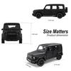 1:32 Off Road Diecast Model Cars for Mercedes AMG G63, Zinc Alloy G Wagon Pull Back Toy Car with Openable Doors and Hood for Adult Kids Boys Gift, Black view 3