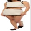 WEWOREWHAT-Leather Trim Cropped Top-Linen/Vegan Leather-Ivory/Black-S view 2