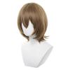 maysuwell Cosplay Wig Cos Short Straight Gold Brown Hair Costume Hair with Bangs Bob for Men Adult Halloween Wigs, Cosplay Con view 3
