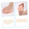 3 Pairs Metatarsal Forefoot Pads Sebs Hole Design Khaki Cushions view 2