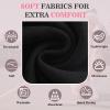8 Pack Headbands for Women, Elastic Soft Hair Bands Non Slip Women's Fashion Headbands for Daily Workout Yoga Running (Black) view 3