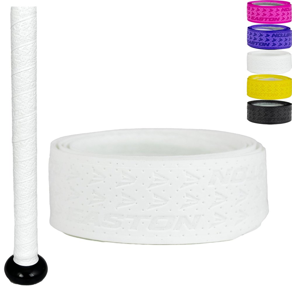 Easton | 1.80mm Flow Tack Bat Grip | Baseball / Softball | White