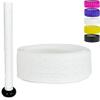 Easton | 1.80mm Flow Tack Bat Grip | Baseball / Softball | White view 1