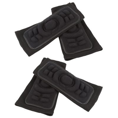 2pcs Pads Support for Cycling Mountain Biking and Skiing Black Protective Gear for Arm Injury Prevention and Muscle Compression
