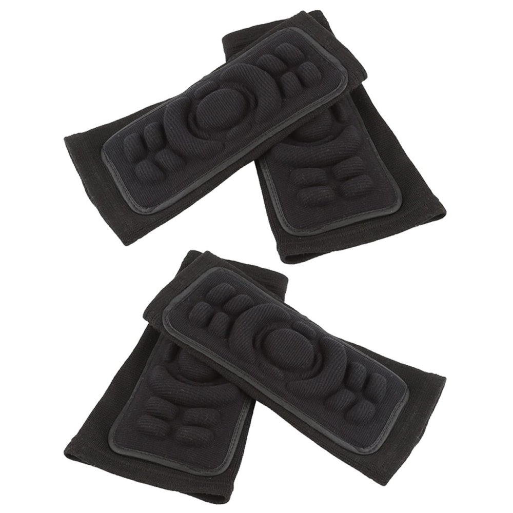 2pcs Pads Support for Cycling Mountain Biking and Skiing Black Protective Gear for Arm Injury Prevention and Muscle Compression