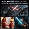 ALEIFLE 2 Pack Lightsaber, 15 RGB Colors Dueling Light Sabers, 2-in-1 Double Blade with FX Sound & Motion Sensor, USB Rechargeable Metal Hilt Sword for Adults Halloween Cosplay Gift view 4