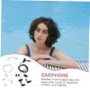 Lurrose 2Pcs Waterproof Earphones for Swimming and Diving 3.5mm Plug view 3
