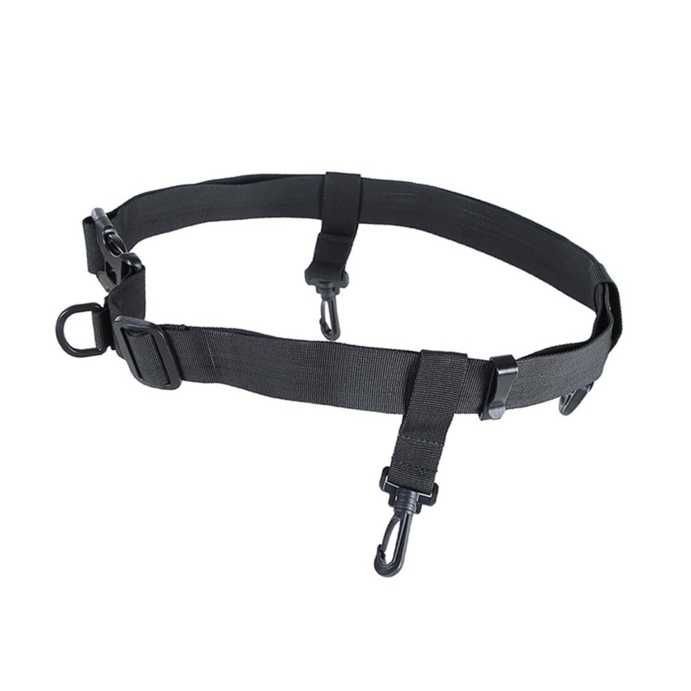 EUVAROMEX Fishing Tackle Accessories Fishing Waist Belt Adjustable Wader Wading Belt Safety Strap Black/1399
