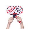 Reusable Yes No Paddle Set for Voting and Judging Boards view 4